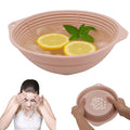 Foldable Silicone Face Ice Bath Bowl with Ice Grid, Portable Reusable Cold Plunge Washbasin for Home Travel Skin Tightening Pore Shrinking Glowing Skin(Pink)