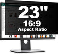 23 Inch Computer Privacy Screen Protector for 16:9 Widescreen Monitors-Anti-Glare & Blue Light Filter,Anti-Spy Film,Reduces Eye Strain (Fits Most Desktop Screens)