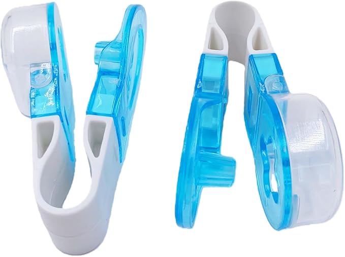 2 Pcs Blue Pill Popper Extractor Tool, Blister Pack Opener, Portable Tablet Dispenser with Storage Case, Easy Push Medicine Remover Aid for Travel, Elderly & Arthritis (Blue)