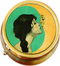 Kissing The Moon Brass Pill Box
