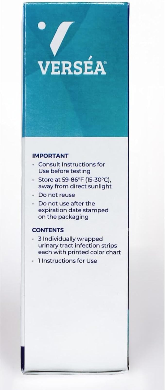 Easy Lab UTI Test Strips, At-Home Detection - Quick & Reliable Urinary Track Infection Test - 3 Count