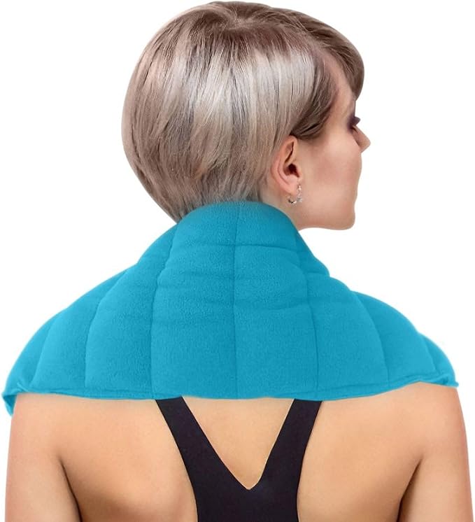 Microwavable Heating Pads 1 Piece Natural Moist Heat Pad for Back Pain, Neck and Shoulders, Nerve, Cramps, Lower Lumbar Relief