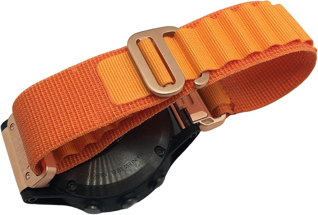 Custom Fit by Wrist Size, Small & Large Wrists, for Garmin Nylon Watch Band –– Compatible with QuickFit 20mm / 22mm / 26mm, Fenix 7, Instinct 2X, Forerunner, Epix, Tactix, MARQ, quatix, Approach
