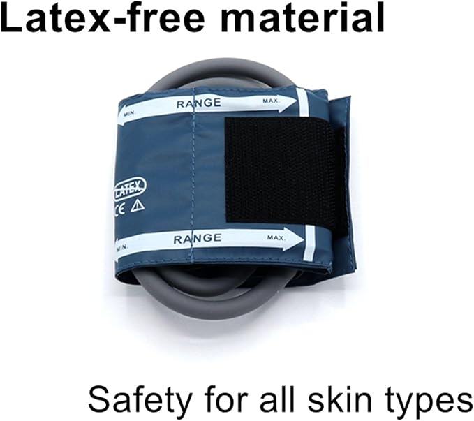 Universal NIBP Cuff for Infant, 10-19 cm Double Tube Reusable PU Replacement Blood Pressure Cuff, No Connector