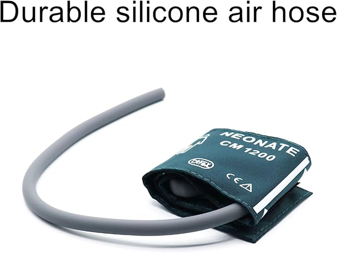 Nylon NIBP Cuff Single Tube for Neonate 6-11cm, Reusable Replacement Blood Pressure Cuff, No BP Connector