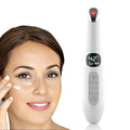 Eye Lift Wand, 3 in 1 Vibrating Red Light 98°F to 113°F LCD Display Eye Massager for Dry Eyes, Dark Circles and Puffiness, Electrical Face, Neck Sculpting Pen for Fine Lines and Wrinkles