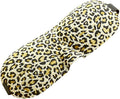 1 PCS 3D Sleep Mask for Women Men Eye Mask for Sleeping Contoured Cup Night Blindfold Mask Block Out Light for Kids Girls and Adult Leopard Print