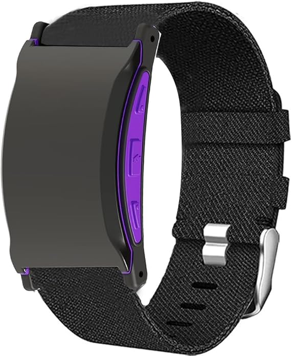Lamshaw Compatible with Shock Clock Max Band, Breathable Nylon Woven Fabric Replacement Accessory Strap Compatible for Pavlok Shock Clock 3, Max