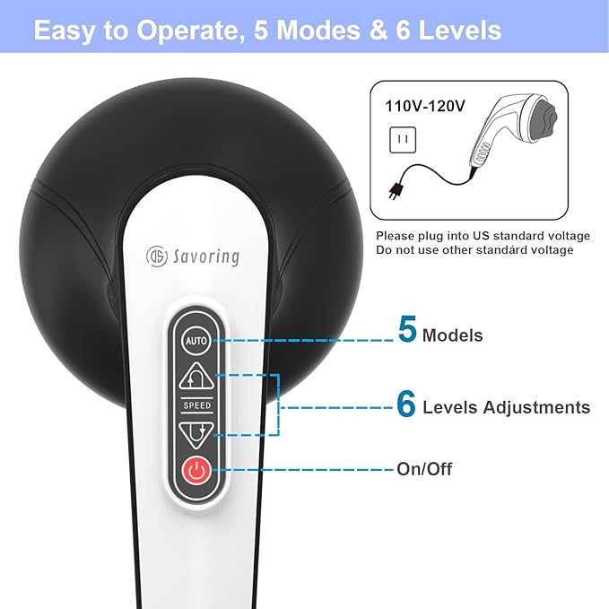 Cellulite Massager with 8 Interchangeable Heads, Body Sculpting Machine for Lymphatic Drainage and Vibrating Fat Cellulite Remover, Portable and Easy to Use for Men and Women at Home