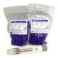 One Step Lancing Device & 100 x 30 Gauge Twist Top Lancets, Blood Sampling Pen, 5 Depth Settings, Gluco Sugar Level Testing, Less Pain and Ejector