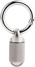Titanium Alloy Mini Waterproof Keychain Pill Holder, Portable Storage for Emergency Medicine
