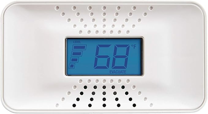 First Alert CO710 Carbon Monoxide Detector with 10-Year Battery and Digital Temperature Display , White