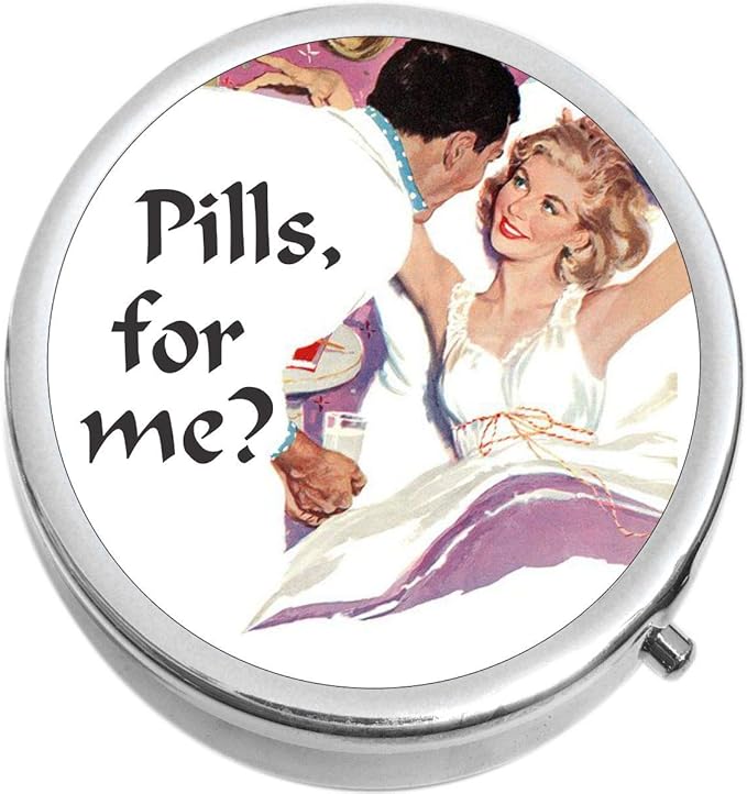 Pills for Me Medicine Vitamin Compact Pill Box