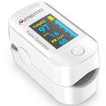 Pulse Oximeter, OLED Display Oxygen Monitor Fingertip, Blood Oxygen Saturation Monitor (SpO2) with Carrying Case, Batteries and Lanyard