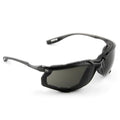 3M Safety Glasses, Virtua CCS, Pack of 1, ANSI Z87, Anti-Fog, Gray Lens, Black Frame, Corded Ear Plug Control System, Removable Foam Gasket