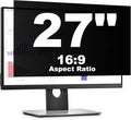 27 Inch Computer Privacy Screen Protector for 16:9 Widescreen Monitors-Anti-Glare & Blue Light Filter,Anti-Spy Film,Reduces Eye Strain (Fits Most Desktop Screens)