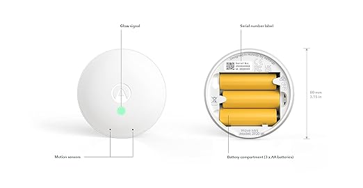 Airthings-292 Wave Mini - Indoor Air Quality - Chemicals (TVOCs), Humidity, Temperature 20 x 30 x 1