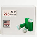13 Dram Push Down and Turn Vials Green Medicine Vials for Pharmacy 275 Pcs Empty Pill Bottles, Mini Pill Organizer Containers Child-Resistant Small Travel Pill Dispenser for Bulk Use