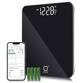 O'CARE Smart Scale for Body Weight and BMI Weighing,High Accuracy Digital Bathroom Scale with LED Large Display,Smart APP Sync Weight Scale 440lb (Black)