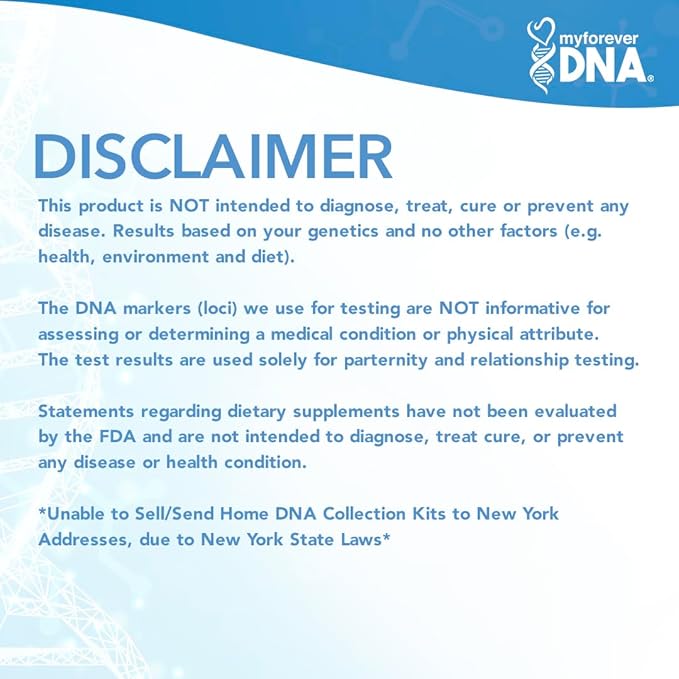 Home Paternity + Maternity DNA Collection Kit, 24 DNA (Genetic) Marker Test | Private & Confidential, Fast Results 1-3 Business Days