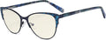 Eyekepper Oversize Ladies Butterfly Design Blue Light Glasses -Computer Screen Eyegalsses Women