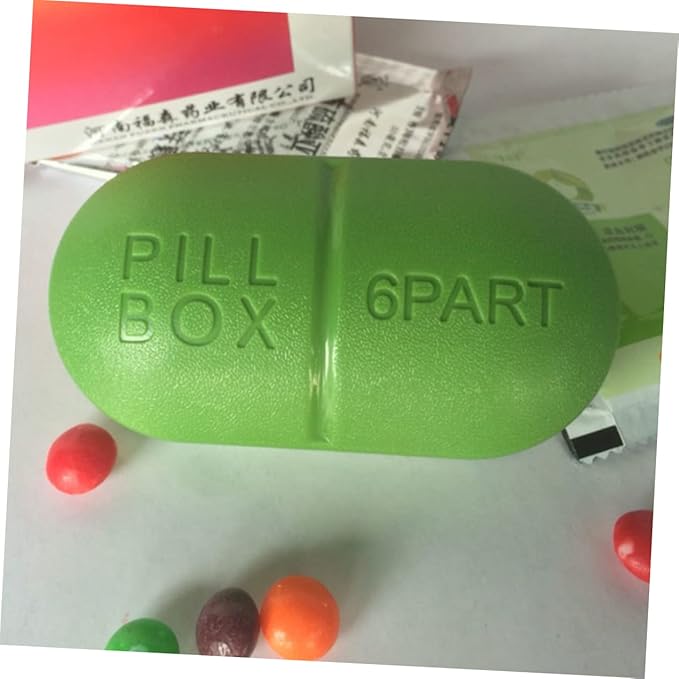 Healifty Travel Pill Cases Mini Medicine Case Purse Pill Case Portable Pocket Holder Organizer Container Capsule Travel Small Box Traveling Case