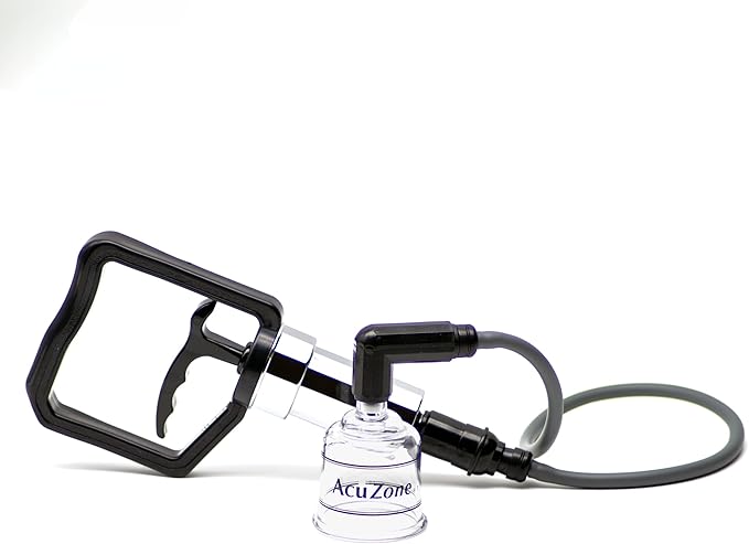 KS AcuZone Premium Plastic Cupping Set Includes 19 Cups with Extension Tube