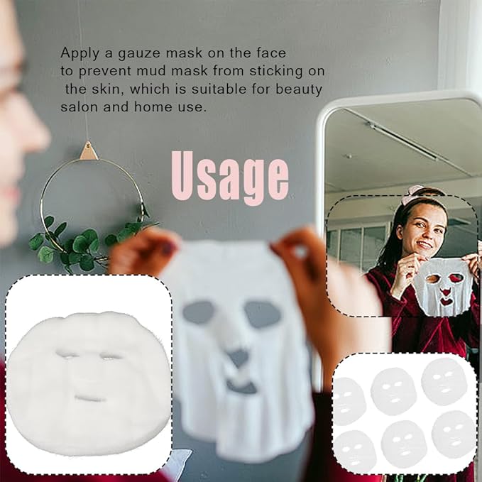 100Pcs Gauze for High Frequency Wand Strong Water Absorption Soft Frequency Face Pads Face Gauze