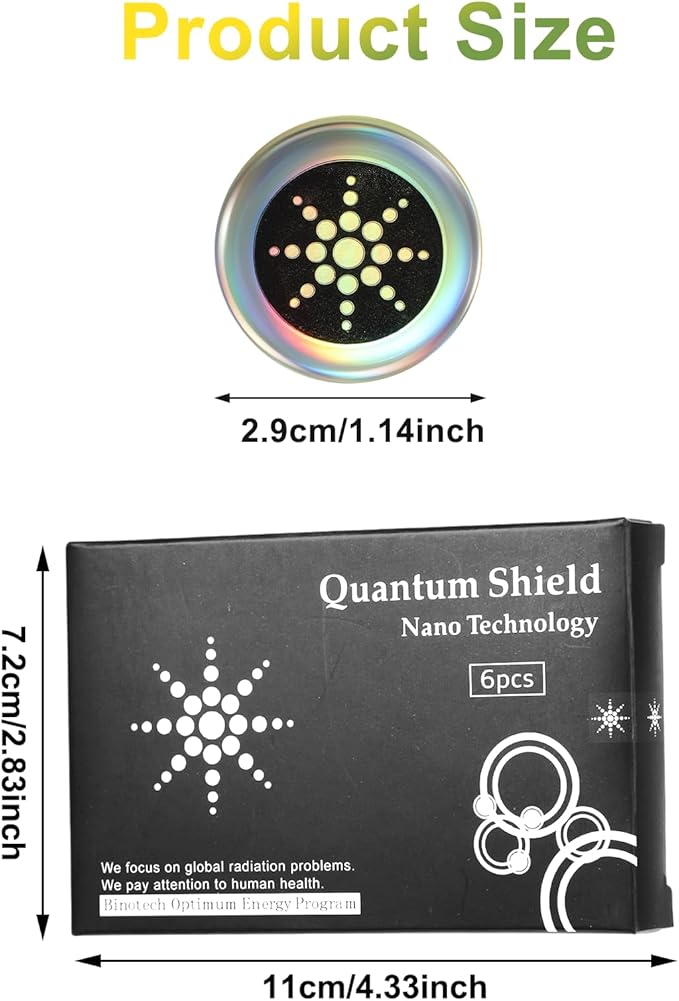12 PCs Silver Phone Protection Stickers Neutralizers for Smart Phones/Tablets/Laptops/Computer/WiFi/Priner/TV Electronic Devices Stickers (Silver)