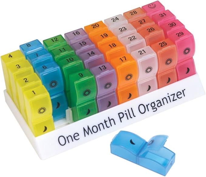 Aidapt One Month Pill Organiser (Eligible for VAT Relief in The UK)