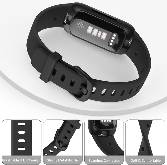 AK Band Compatible with Fitbit Inspire 3 Bands for Women Men, Adjustable Replacement Sport Wristbands Straps for Fitbit Inspire 3 Fitness Tracker