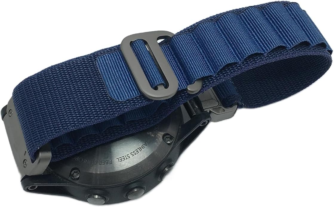 Custom Fit by Wrist Size, Small & Large Wrists, for Garmin Nylon Watch Band –– Compatible with QuickFit 20mm / 22mm / 26mm, Fenix 7, Instinct 2X, Forerunner, Epix, Tactix, MARQ, quatix, Approach