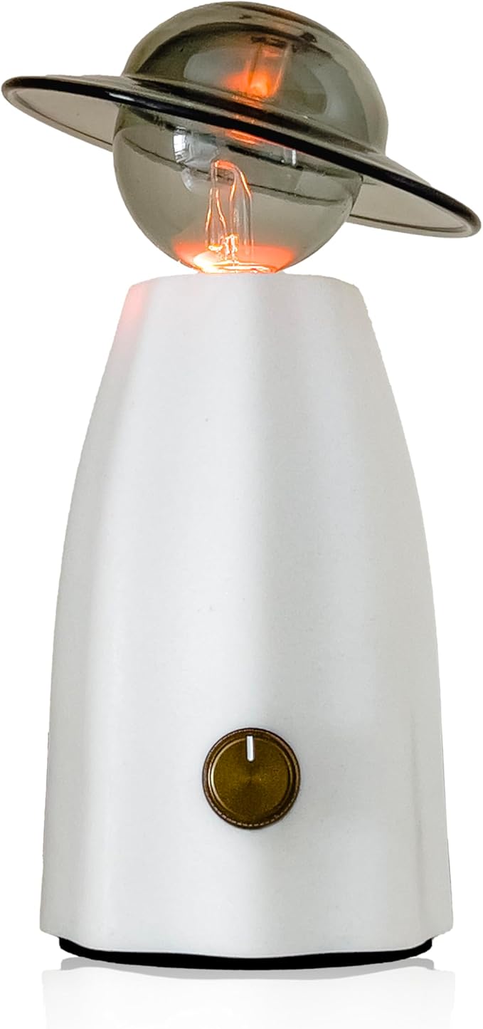 Scarecrow Waterless Essential Oil Diffuser Glass Nebulizing Diffuser for Large Room Wireless Portable Rechargeable Aroma Diffuser Glass Aromatherapy Diffuser for Home Office Yoga Spa Gift of Fragrance