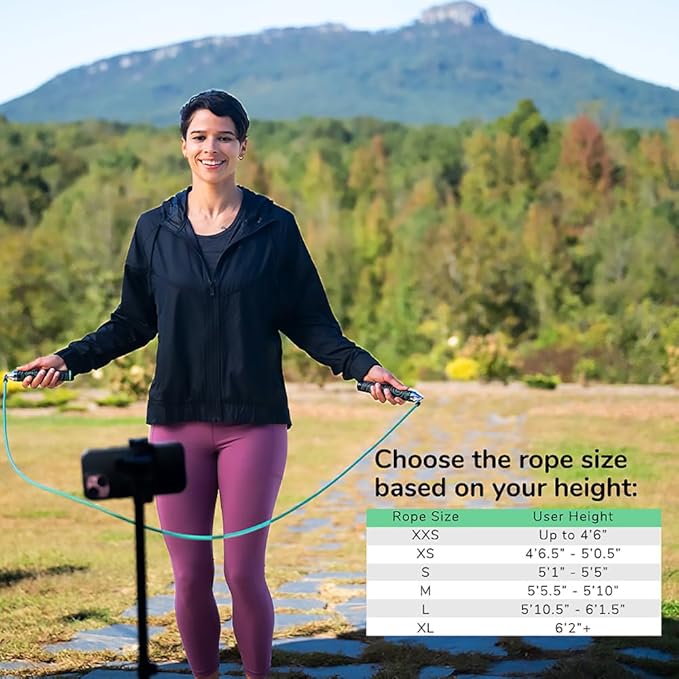 Crossrope Replacement Weighted Jump Ropes - 1 LB and 2 LB Ropes - Replacement Ropes - Handles Not Included