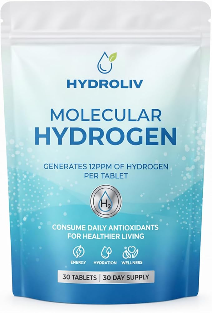 Hydrogen Water Tablets, Antioxidant-Rich, Supports Brain Energy & Health
