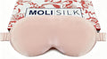 Luxury 22 Momme Mulberry Silk Eye Mask for Women Men Blindfold with Elastic Strap,100% Pure Silk Travel Eye Covers Light Blocking Lightweight Cooling Soft Night Eyeshade Sleep Masks,Pink