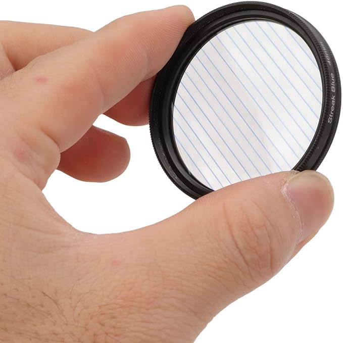 Special Effects Filter, 37mm 40.5mm 43mm 46mm 49mm Special Effects Lens Filter Anamorphic Special Effects Filter,for Most of Digital Cameras on The Market(46mm)