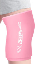 ComfiTECH Knee Ice Sleeve for Cooling Application, Flexible Cold Gel Pack Reusable, Extra Large, Pink
