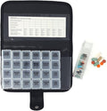 Deluxe Large Weekly 4X a Day Medication Pill Planner Organizer with Case - Each Compartment Holds Approx 30 Aspirins - 7 Day Pill Organizer has Large Removable 4X a Day Pill Boxes - Secure for Travel