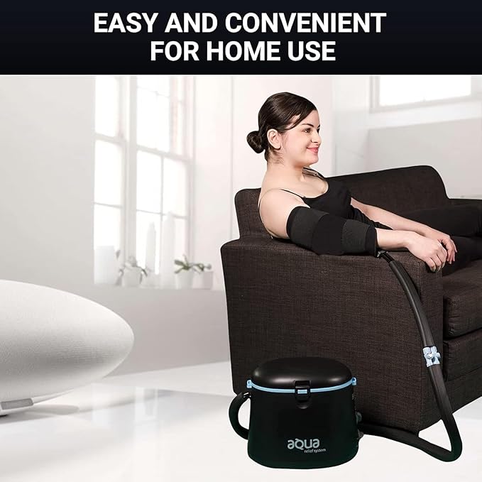 Versatile Joint Wrap for use with Cryotherapy Unit - Simplifies Attaching Pad to Joints - for Post Surgery and Injury Recovery - 2 Strap Hook/Loop Accommodates Universal Pad (Sold Seperately)