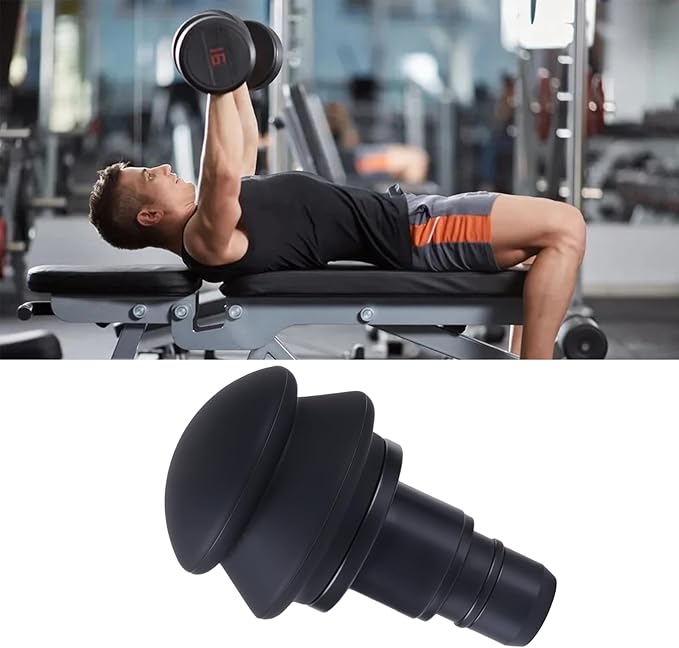Silicone Gas Cushion Fascia Massager Replacement Heads, 18 mm Muscle Massage Gun Head, Massage Gun Replacement Head for Whole Body Muscles Relaxation and Sore Pain Relief (1 Pack Gas Cushion Heads)