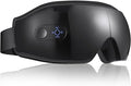 NOWWISH Eye Massager with Heat, Vibration and Bluetooth Music for Migraine Headache Relief, Cordless Heated Eye Mask with 6 Massage Modes, Relaxation -Birthday Gifts for Women Men -Black