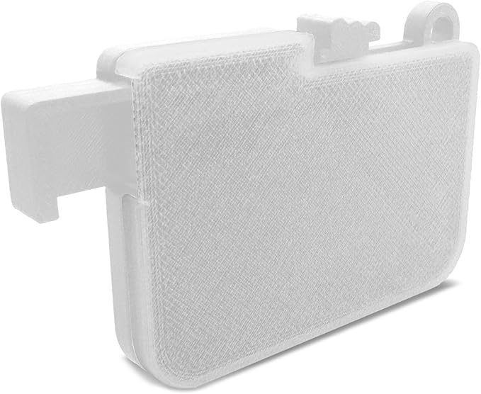 SplashNColor Travel Pill Organizer with Ejector - Portable Pill Case, ABS Material, Fits Pills up to 12mm Dia and 7mm Thickness - Travel Essentials, Pocket Purse Medicine Vitamin Holder - White 3 Pack