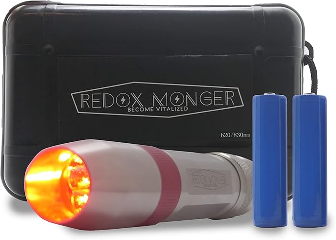 Max Power Tri 3W LED - Red Light Therapy and Infrared Light Therapy Device - Peak Absorption and Optimal Therapeutic Power Wavelengths 620 nm & 660 nm & 820 nm (Red, Near-Infrared, Infrared)