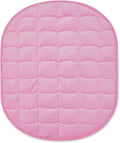 TONGDADA Weighted Lap Blanket 7lbs for Adult,Perfect for Relaxation, Lounging, Napping, Sleeping & Travel,Luxury Minky Weighted Body Blanket,Weighted Throw Blanket-Pink Minky, 29" x 24"