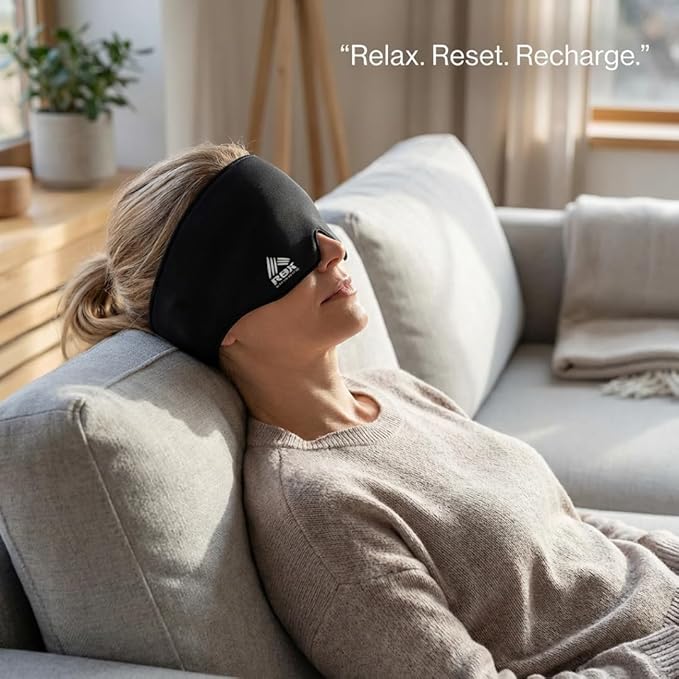 RBX Migraine Relief Cap Hot and Cold Headache Relief Cap Gel Mask, Hangover Headache Relief