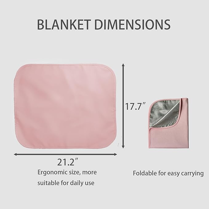 Faraday Blanket, Protection Cotton Blanket, for Cell Phone,Tablet,Laptop- Protection Against Direct Contact from 5G Signal,WiFi,Bluetooth,EMF,RF (Pink)