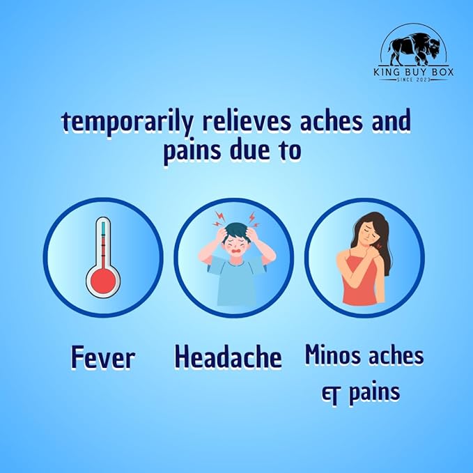 Pill Box KING BUY BOX (Color May Vary) Bundled with Acetaminophen PM Rapid Release Gelcaps, 375 ct.