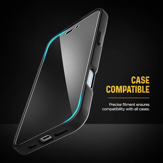 magglass Blue-Light Screen Protector for iPhone 16 - Bluelight Filter Tempered Glass (Easy Applicator Included)