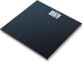 Beurer GS435B Glass Bluetooth Scale for Body Weight with BMI Composition Measurement, Smart Digital Bathroom Scales Connects with Health App Analyzer, Weigh in Kg and Lbs, Black